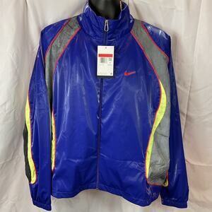 Nike Project FROG Tracksuit Patent Jacket Full Zip Blue Men Large HJ3290-539 NWT
